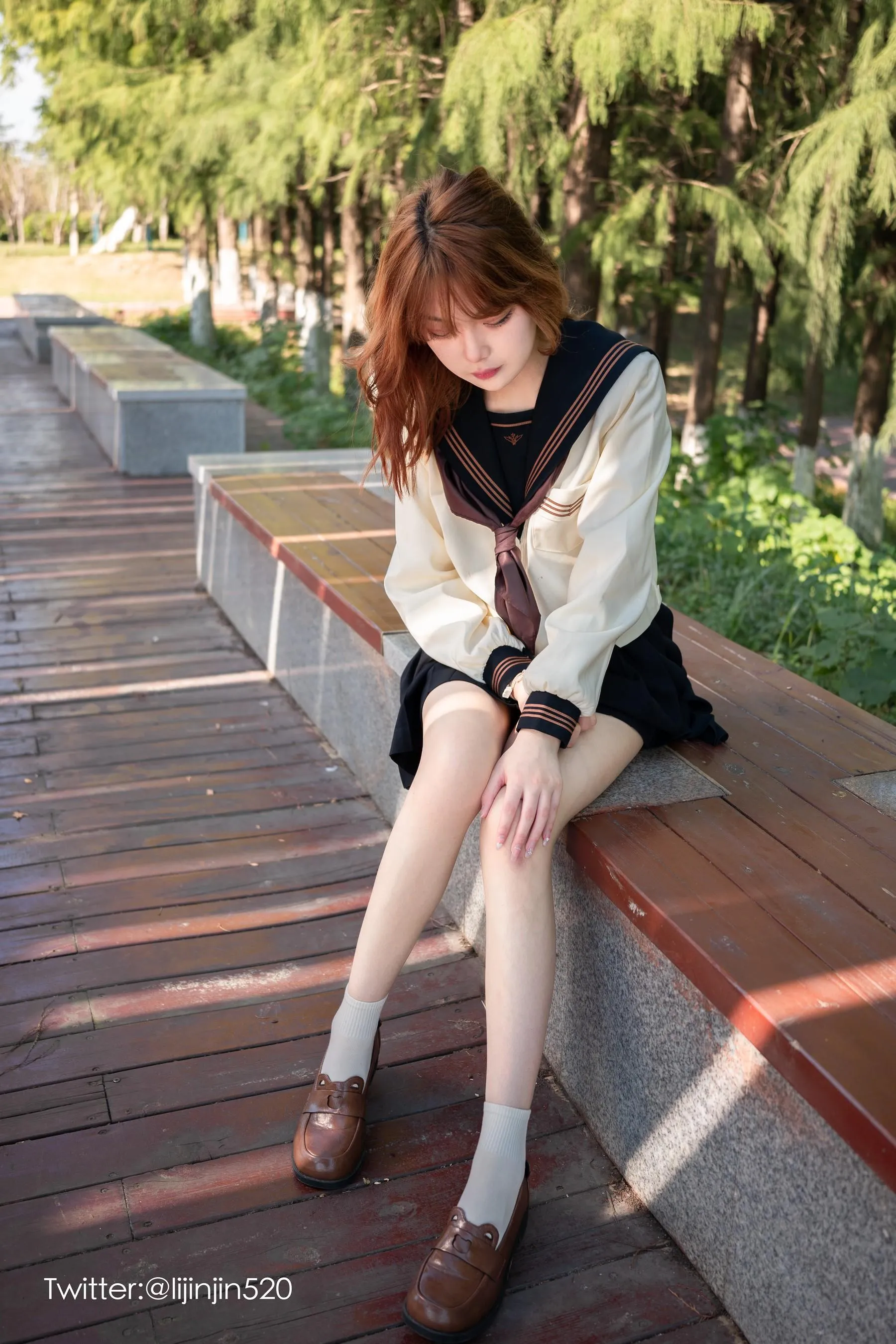 梨瑾瑾 – NO.04 茶羽中 [38P]插图